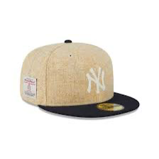 gold new era hat