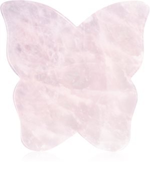 Crystallove Butterfly Rose Quartz Gua Sha Plate | Notino.gr