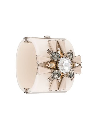 Chanel Pre-Owned Jewel Embellished Cuff - Farfetch