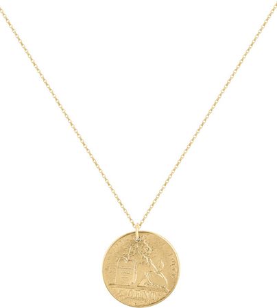 Coin Pendant Necklace