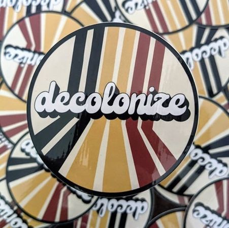 Decolonize Indigenous Sticker Native Sticker Vintage | Etsy