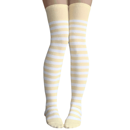 yellow and white striped tights - Google Search