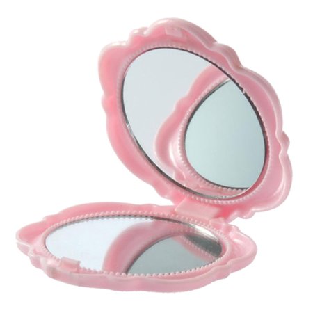 pink pocket mirror