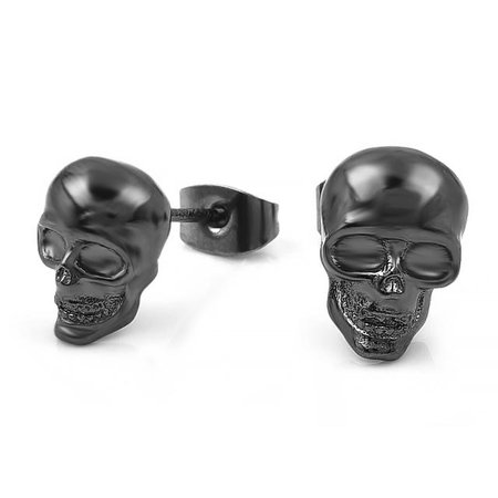 skull earrings o