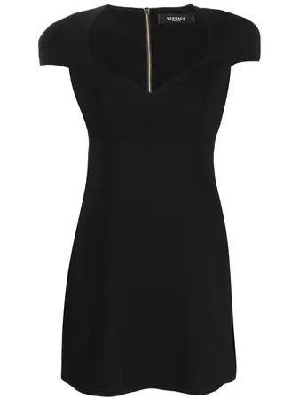 Versace cap-sleeve Mini Dress - Farfetch