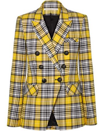 checkered blazer