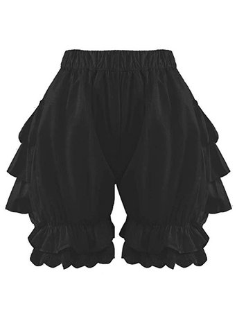 Antaina White Lace Cotton Victorian Ruffles Lolita Pumpkin Bloomers Shorts Pants at Amazon Women’s Clothing store