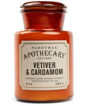 Paddywax Apothecary Glass Candle - Vetiver & Cardamom