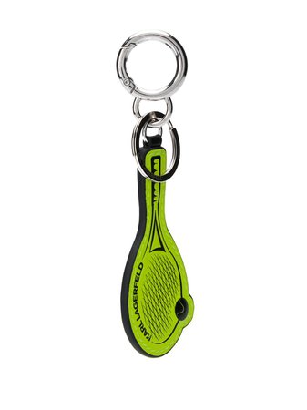 Karl Lagerfeld Rue St Guillau Racket keychain green 205W3812734 - Farfetch