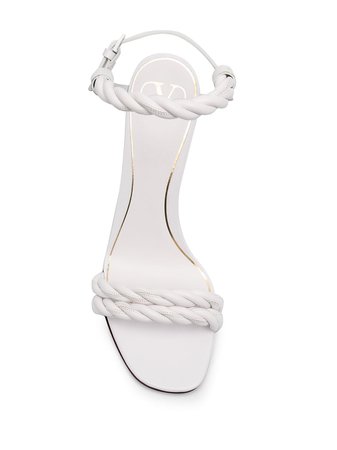Valentino Garavani Twisted Strap 110Mm Sandals Ss20 | Farfetch.com