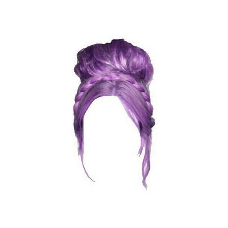 purple doll hair png