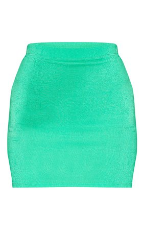 PLT Slinky Acetate Mini Skirt
