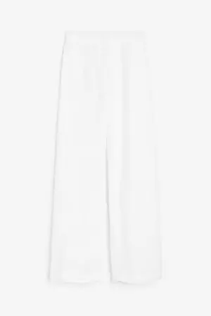 bellbottoms Pants White H&M bottoms retro career