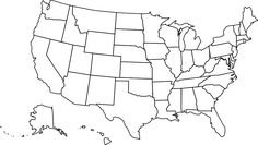Map Outline USA