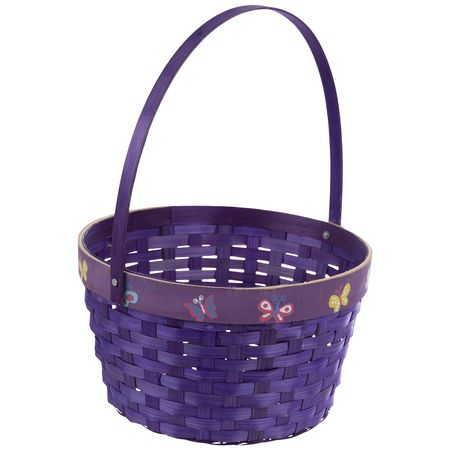 purple easter basket