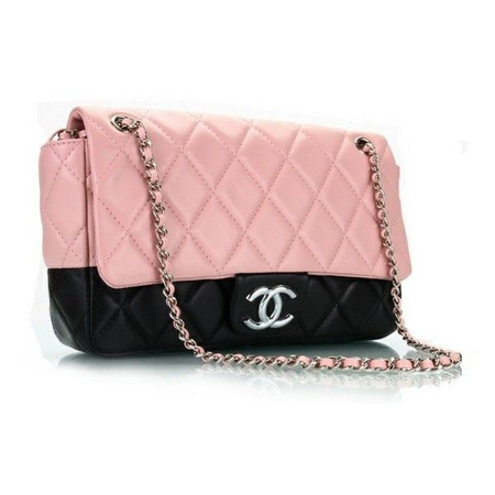 Black and Pink Chanel Bag