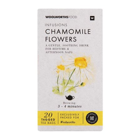 Chamomile Flowers Tea 20Pk | Woolworths.co.za
