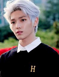 korean with dyed white hair - Google Search