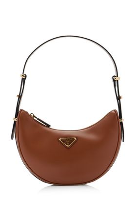 Arqué Leather Shoulder Bag By Prada | Moda Operandi