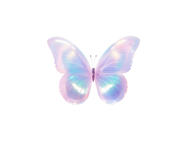 iridescent butterfly