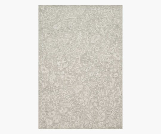 Marion Slate Wool-Hooked Rug | Rifle Paper Co.