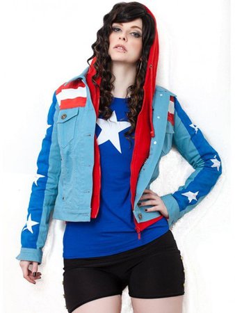 New American Jackets Miss America Chavez Young Avengers Denim Jacket