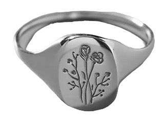 flower dome ring