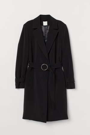 Belted Coat - Black - Ladies | H&M