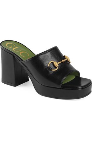 Gucci Houdan Platform Slide Sandal (Women) | Nordstrom