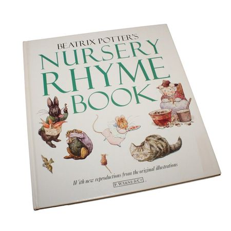 Beatrix Potter's Nursery Rhyme Book 1988 Vintage - Etsy Australia