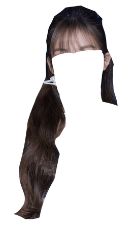 long hair with bangs