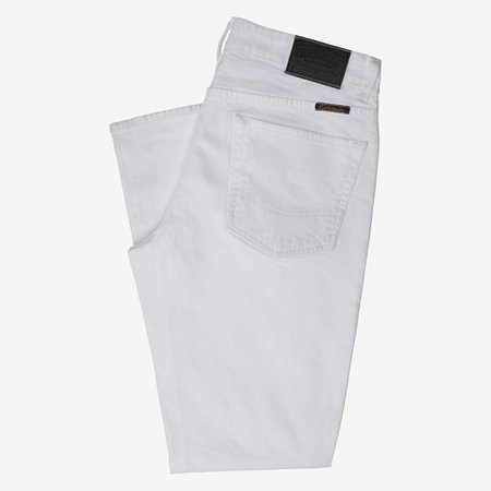Walker Slim Straight Leg Jean in White Wash by Civilianaire – GentRow.com