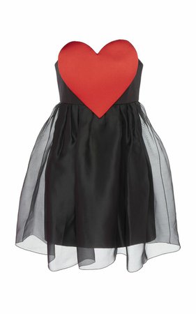 black red dress w/heart