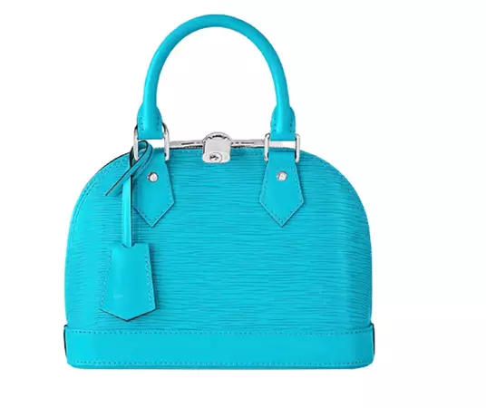 Louis Vuitton Alma BB Turquoise Handbag
