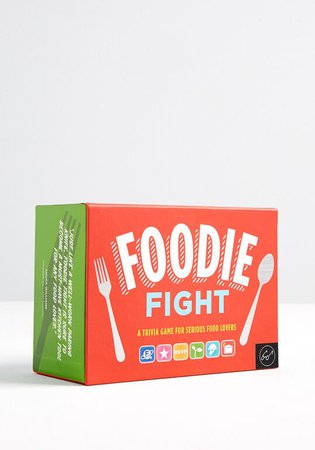 Chronicle Books Foodie Fight Trivia Game Red | ModCloth