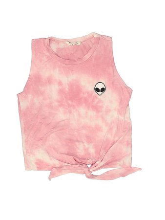 Assorted Brands Tie-dye Pink Tank Top Size X-Small (Youth) - 60% off | thredUP