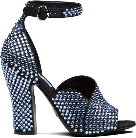 embellished heeled sandals