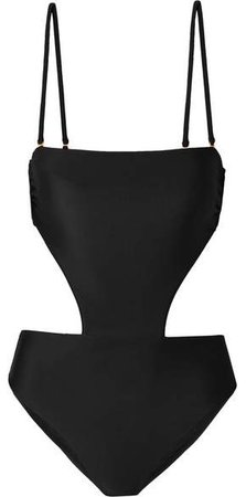 Maite Cutout Swimsuit - Black