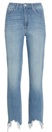 L'Agence Harlem Distressed Skinny Jeans