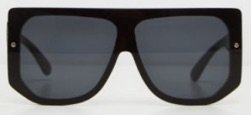 PLT black oversized back frame sunglasses