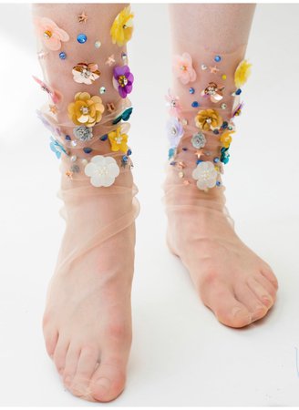 Lirika Matoshi floral socks