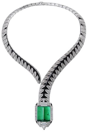 Cartier, Opheis Emerald necklace