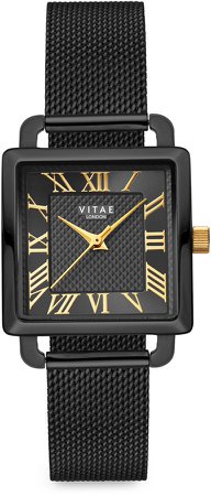 Vitae London Iiesha Petite Mesh Strap Watch, 25mm x 34mm
