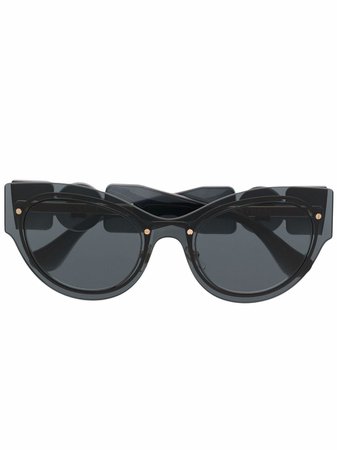 Versace Eyewear Medusa-plaque cat eye-frame sunglasses - FARFETCH
