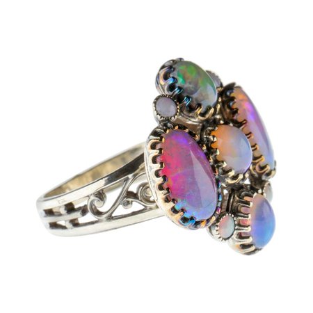 Opal Ring from France, circa 1900 For Sale at 1stdibs