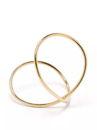 BEATRIZ PALACIOS gold-plated Sterling Silver Infinity Ring - Farfetch