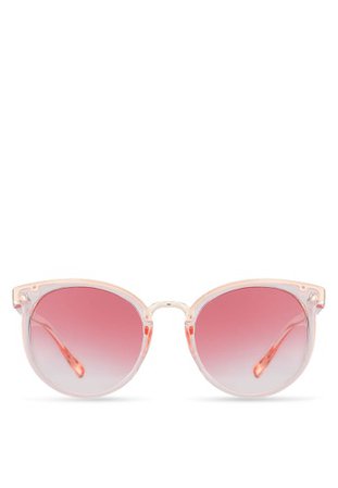 Buy Jeepers Peepers Clear Pink Round Sunglasses Online | ZALORA Malaysia RM 129.00