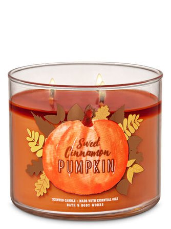 Sweet Cinnamon Pumpkin 3-Wick Candle | Bath & Body Works