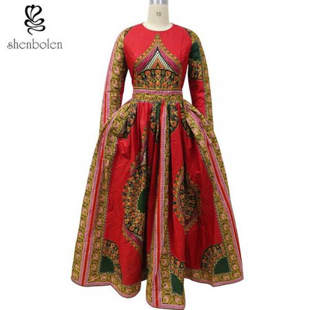 Maxi Elegant African Dashiki Dress 1