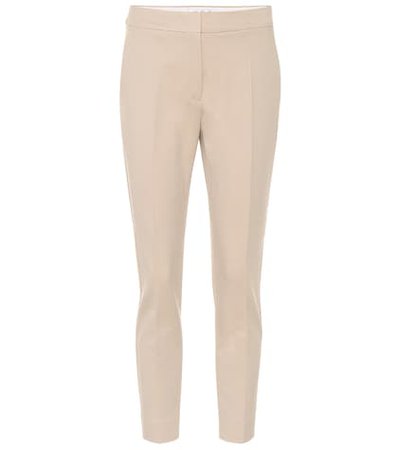 Pegno stretch jersey straight pants